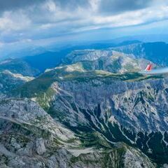 Flugwegposition um 11:00:47: Aufgenommen in der Nähe von St. Ilgen, 8621 St. Ilgen, Österreich in 2554 Meter